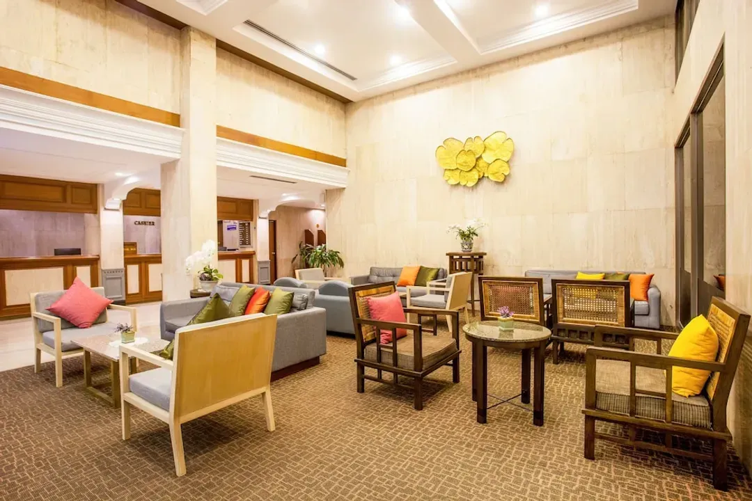 Lobby sitting area