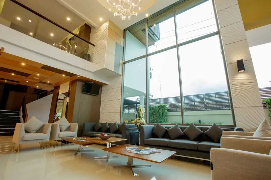 Lobby sitting area