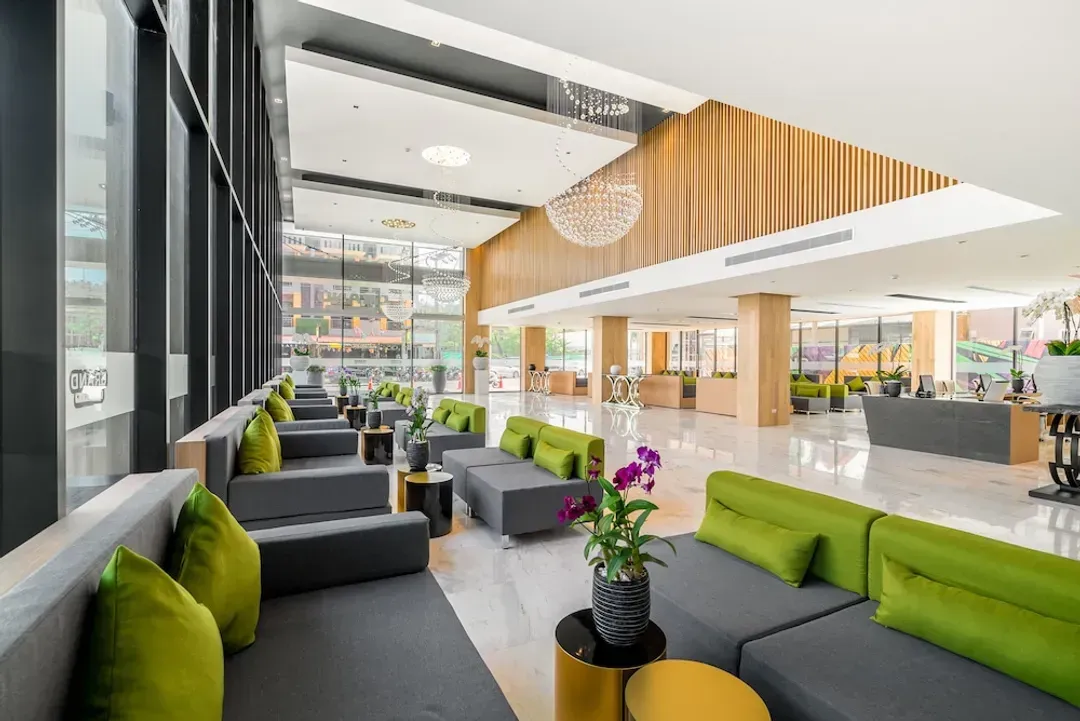 Lobby sitting area