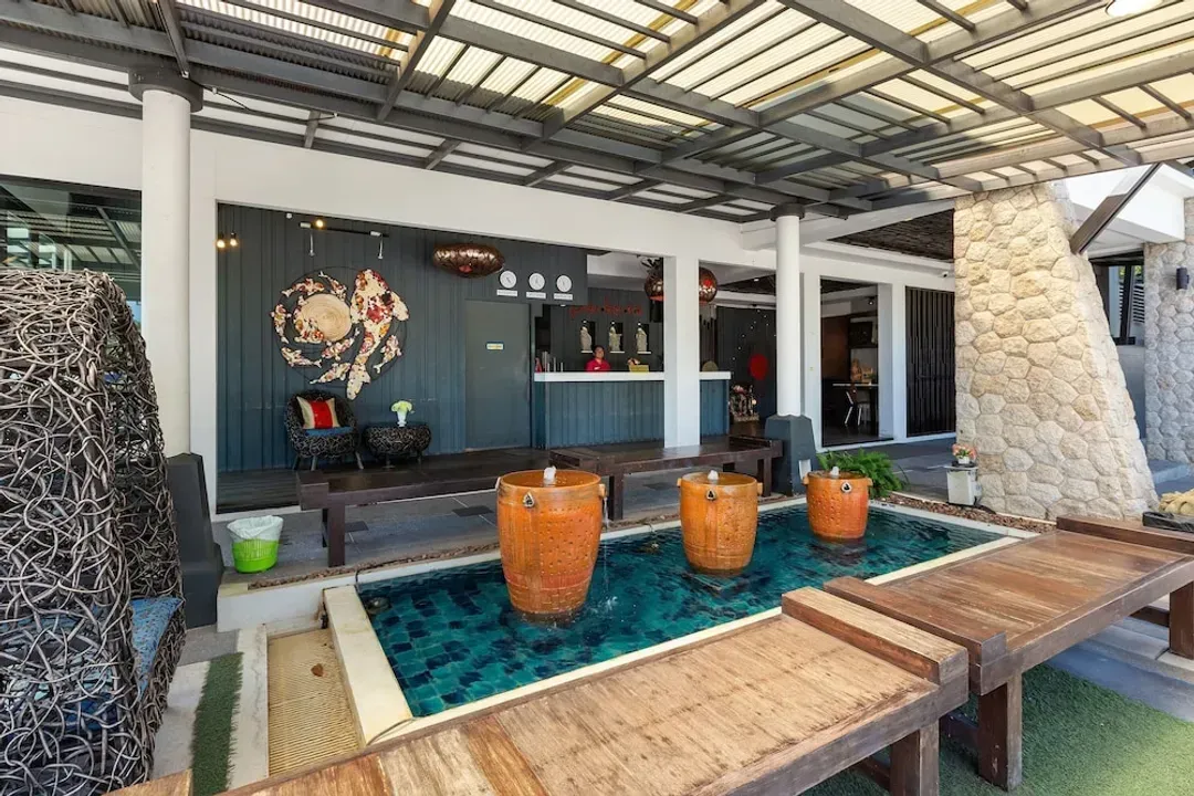 Lobby sitting area