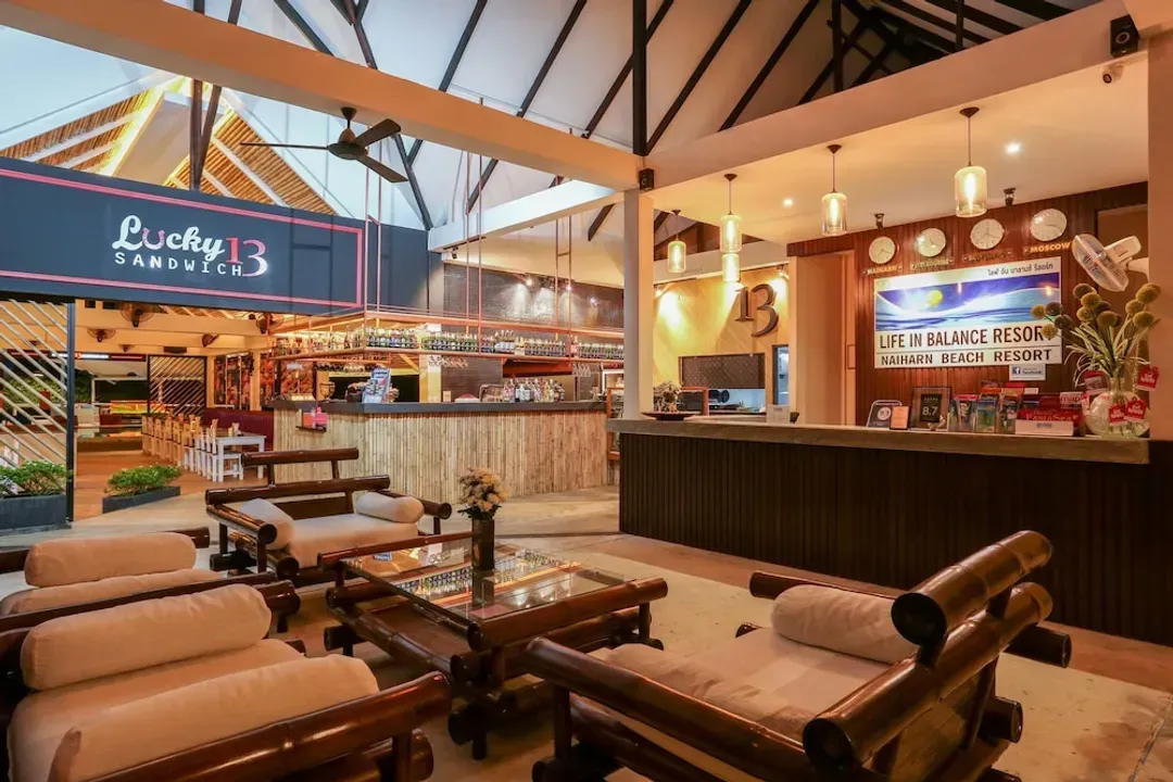 Lobby sitting area