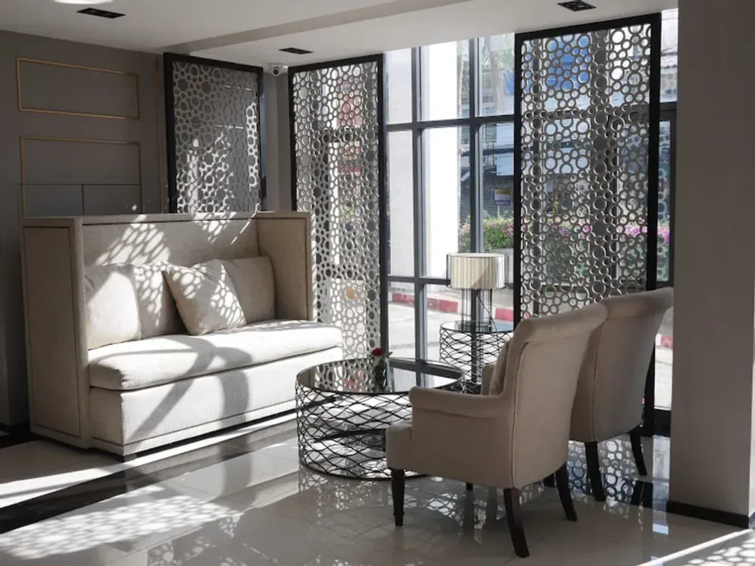 Lobby sitting area