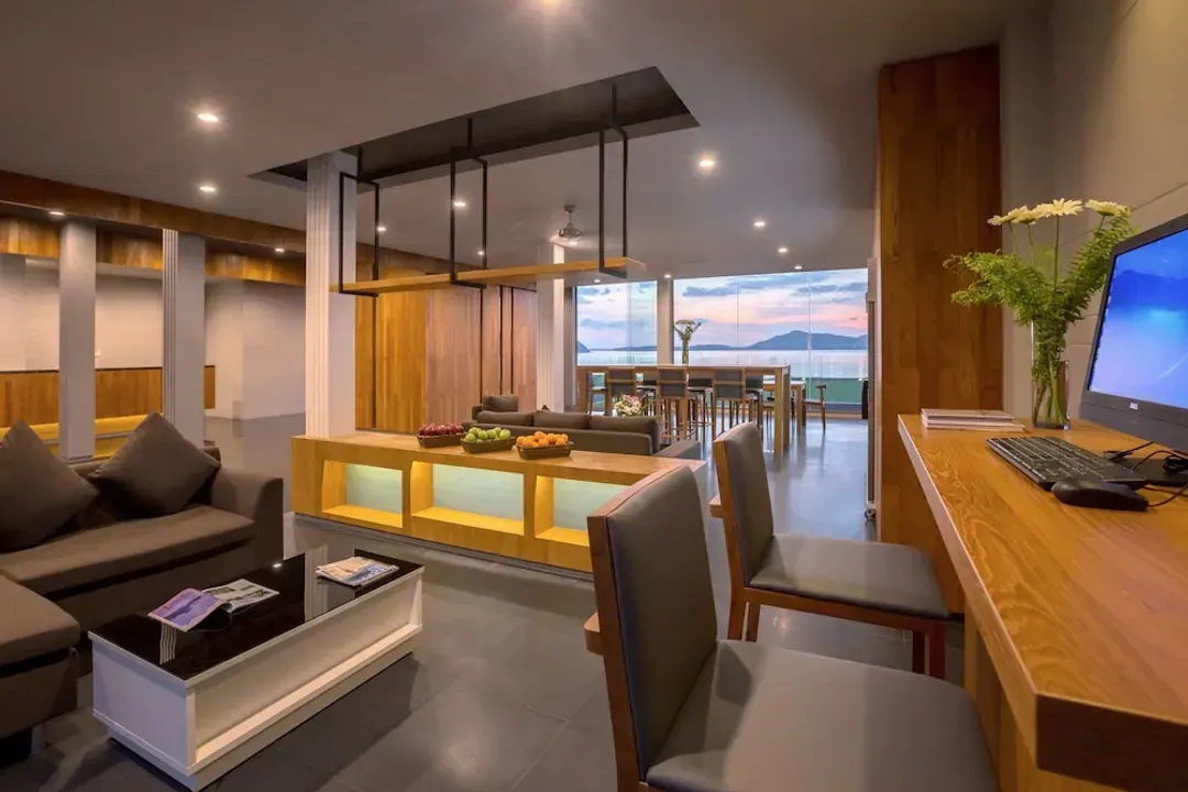 Lobby sitting area