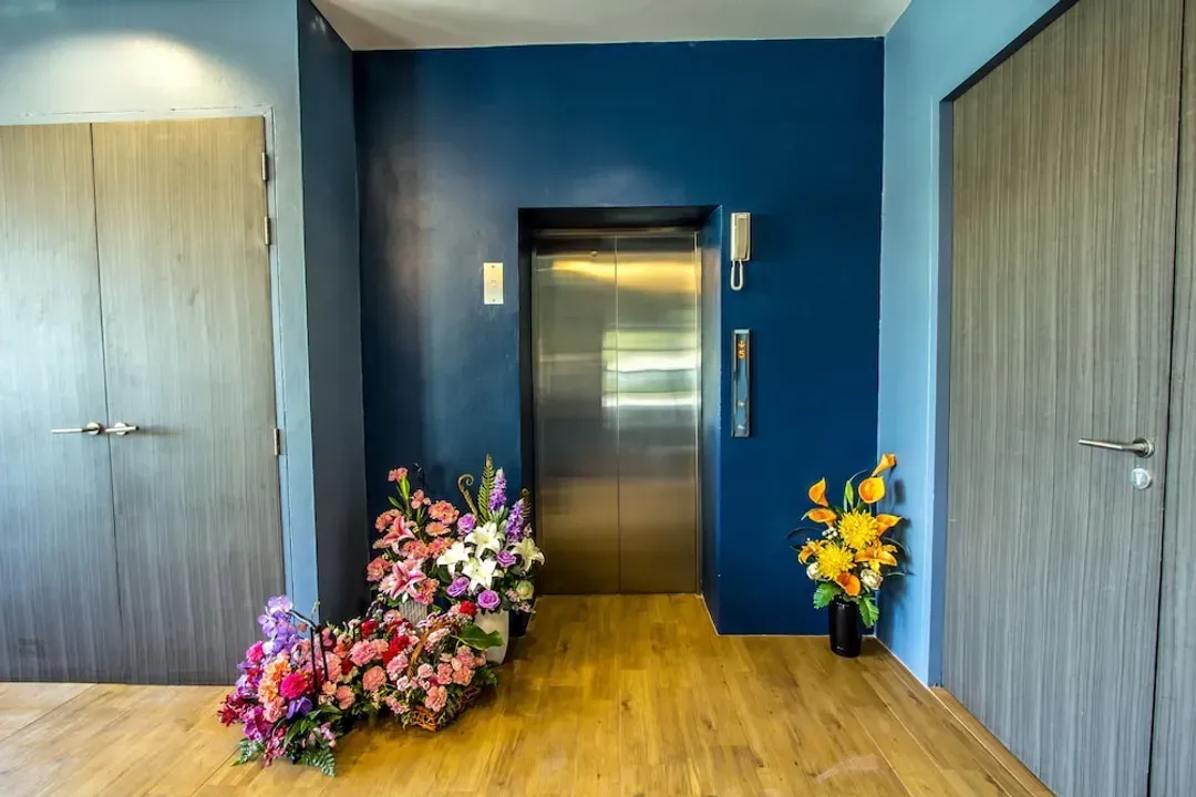 Interior entrance