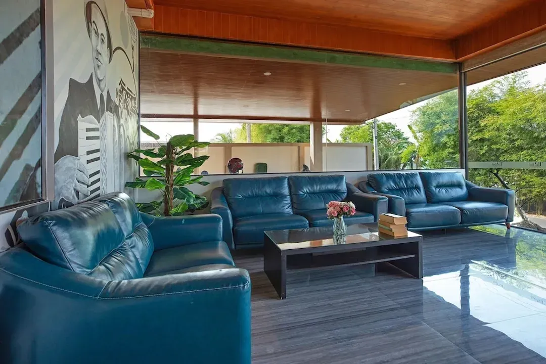 Lobby sitting area