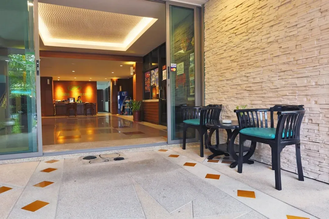 Interior entrance