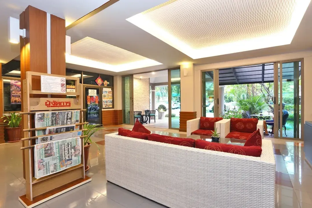 Lobby sitting area