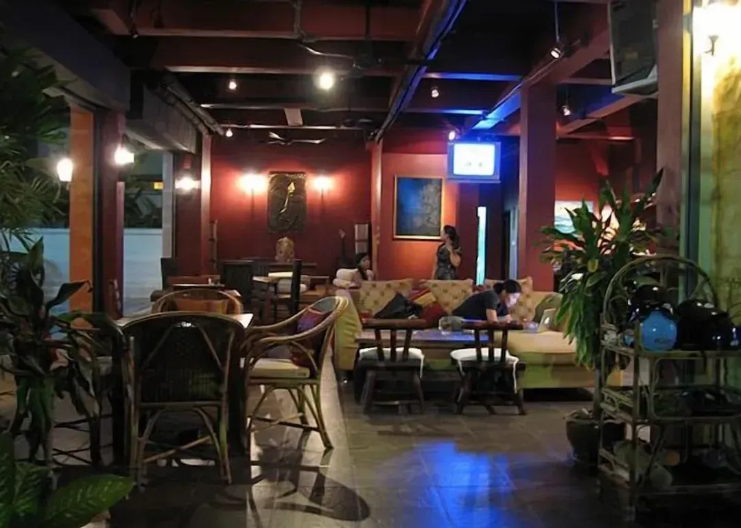 Lobby sitting area
