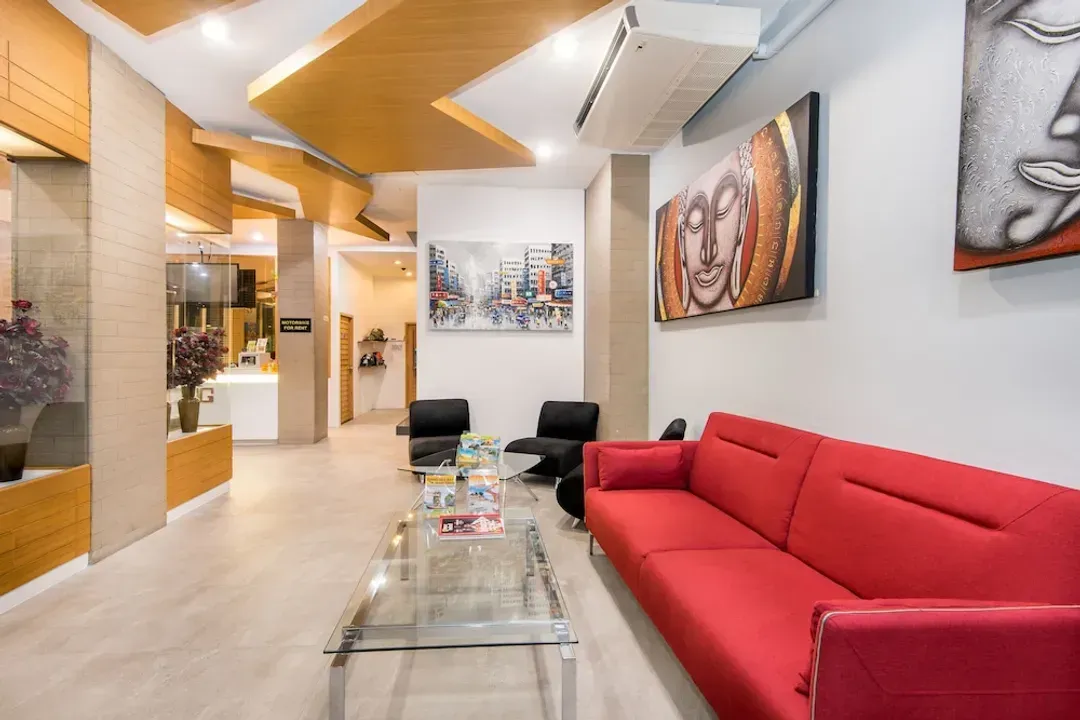 Lobby sitting area