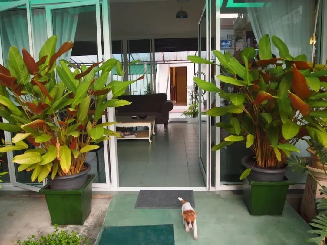 Interior entrance