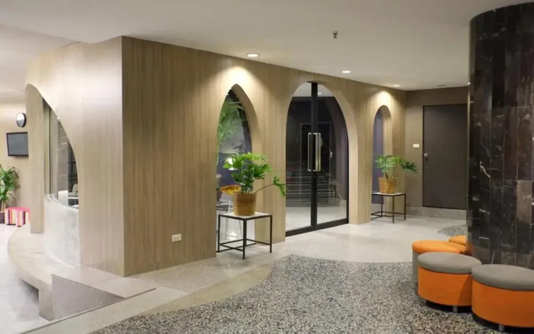 Lobby sitting area