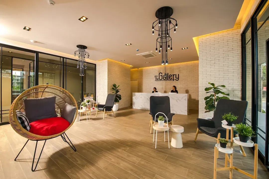 Lobby sitting area