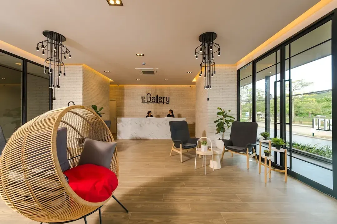 Lobby sitting area