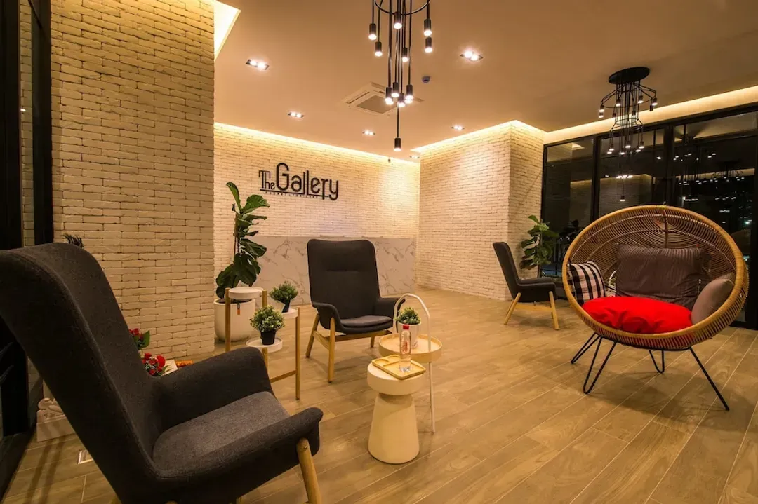 Lobby sitting area
