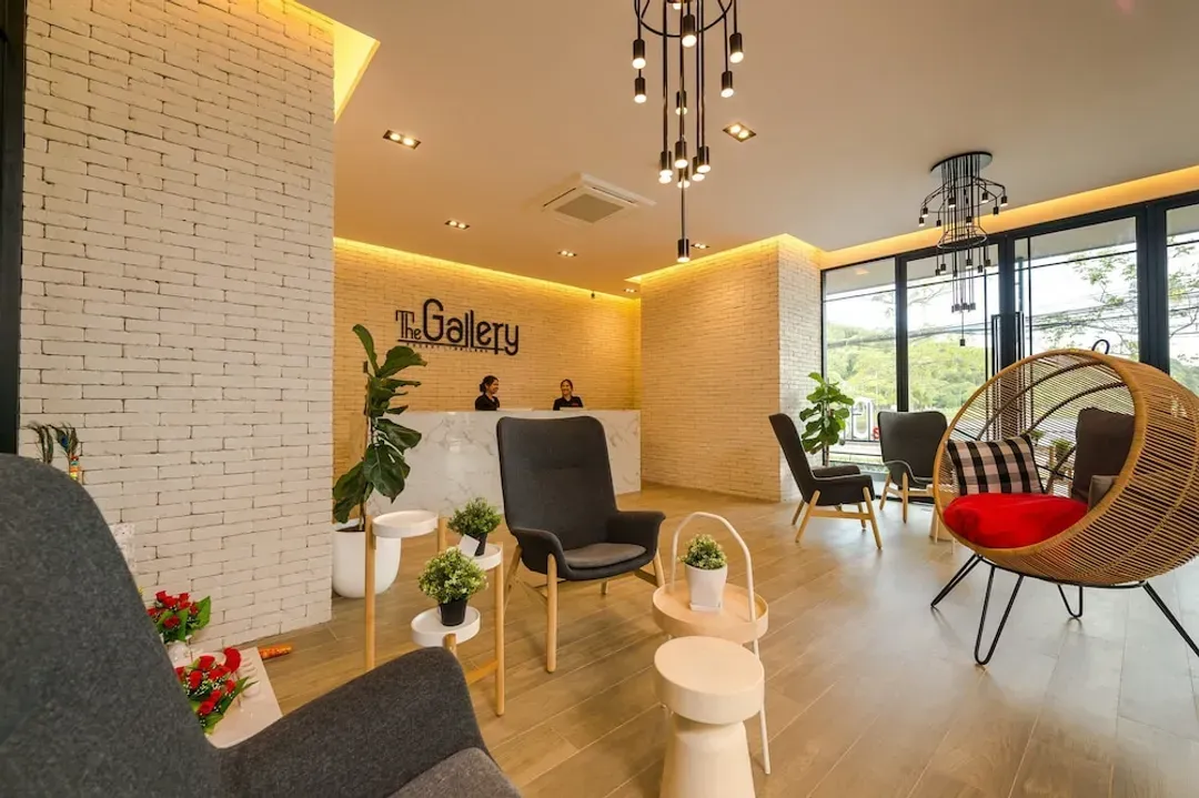 Lobby sitting area