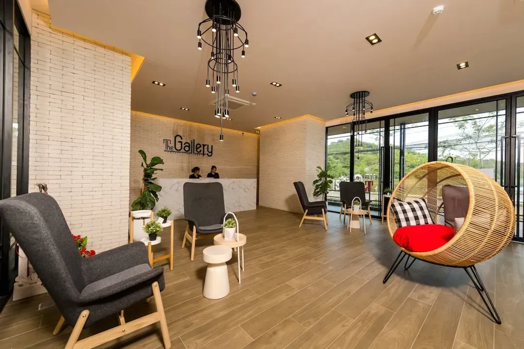 Lobby sitting area