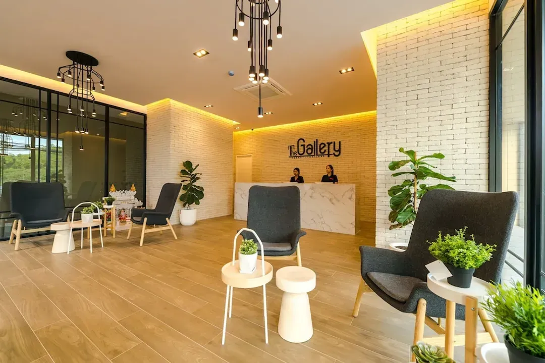 Lobby sitting area