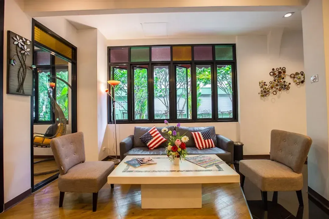 Lobby sitting area