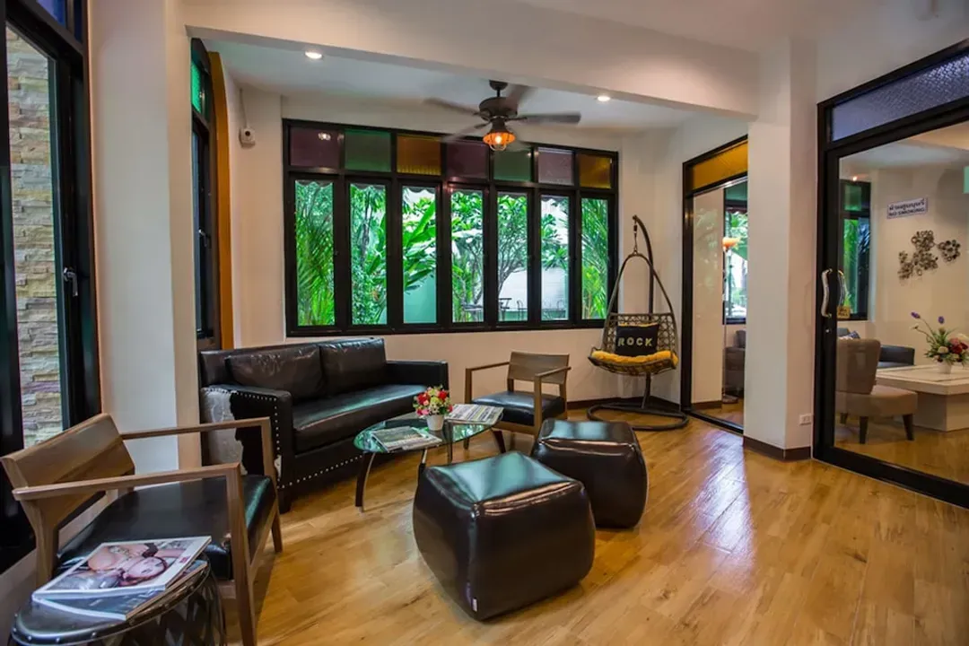 Lobby sitting area