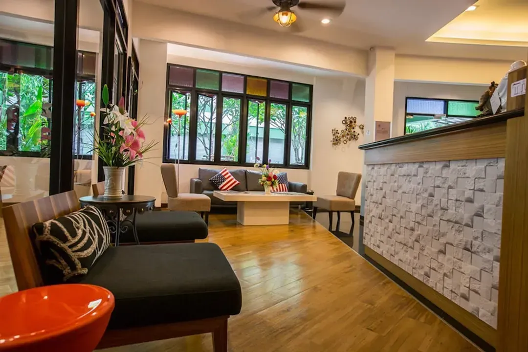 Lobby sitting area