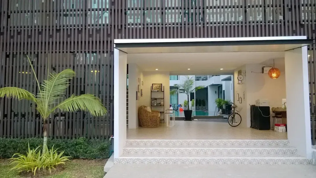 Interior entrance