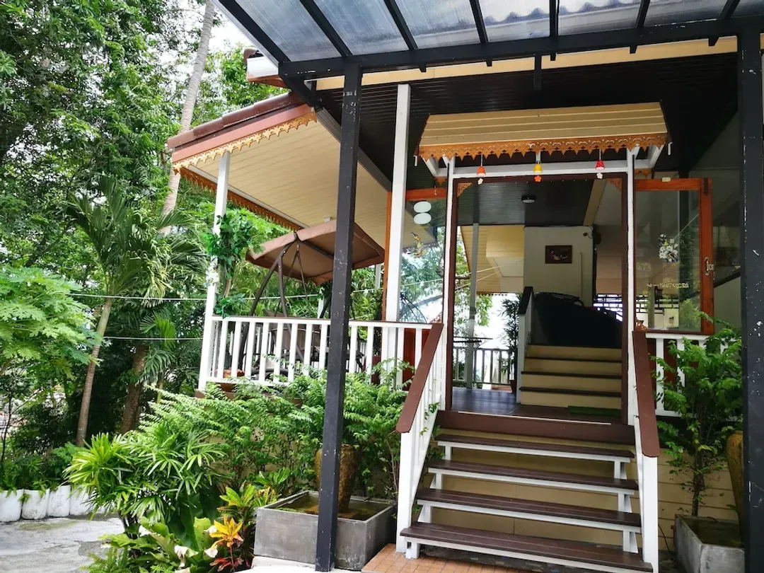 Interior entrance