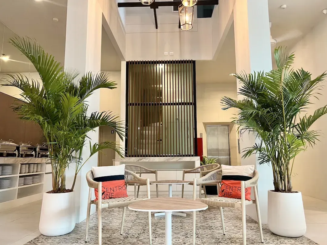 Lobby sitting area