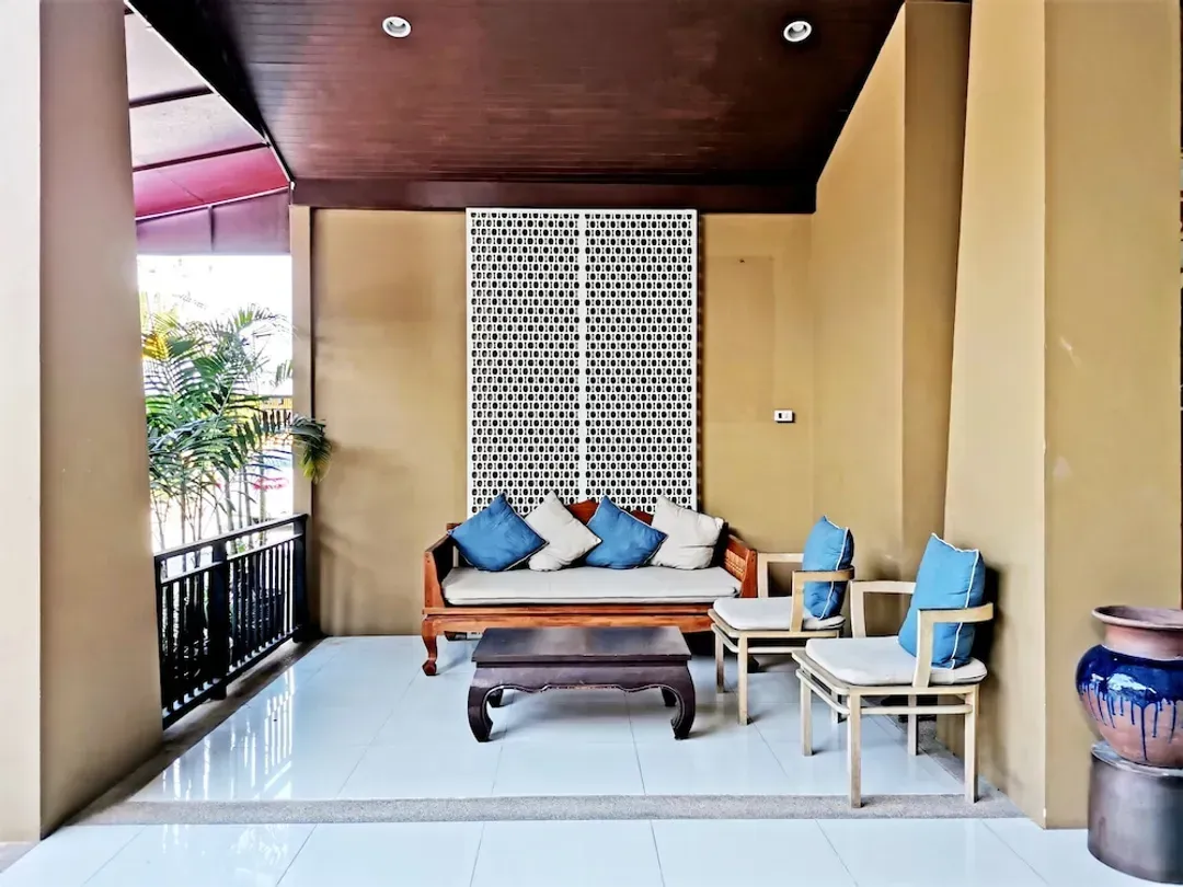 Lobby sitting area