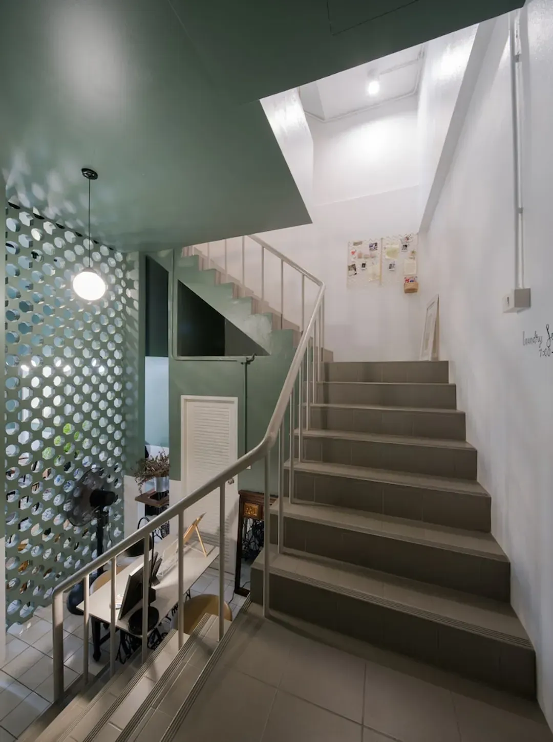 Interior entrance