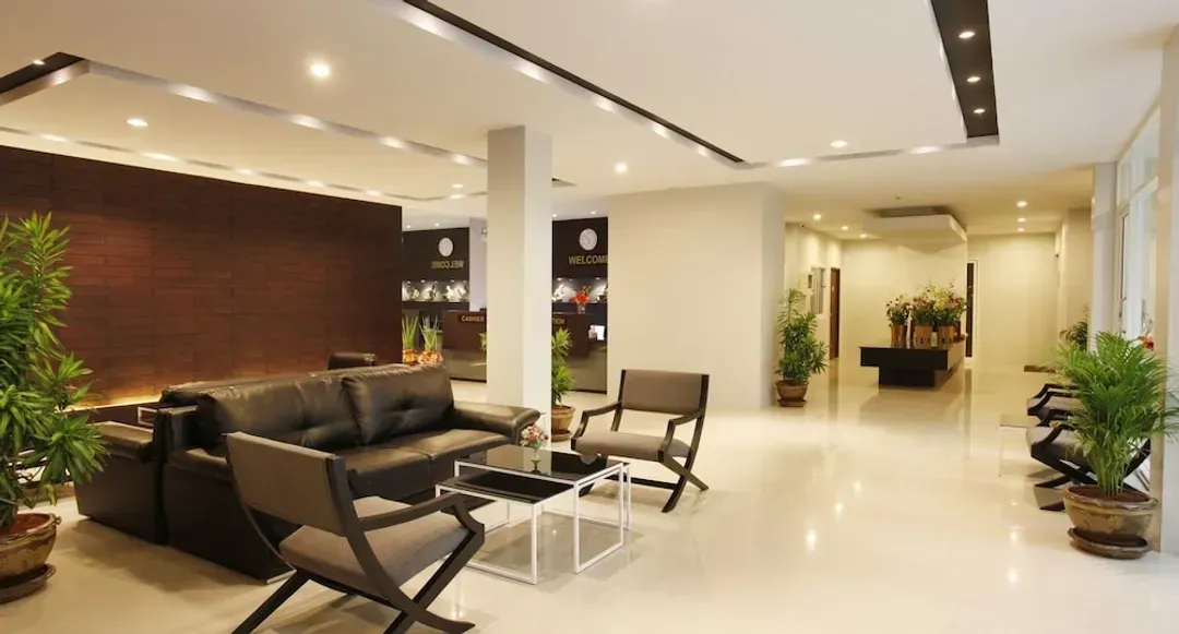 Lobby sitting area