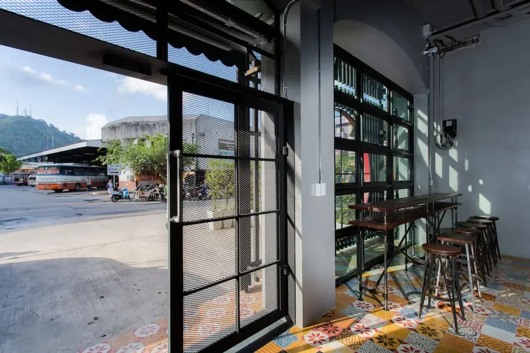 Interior entrance