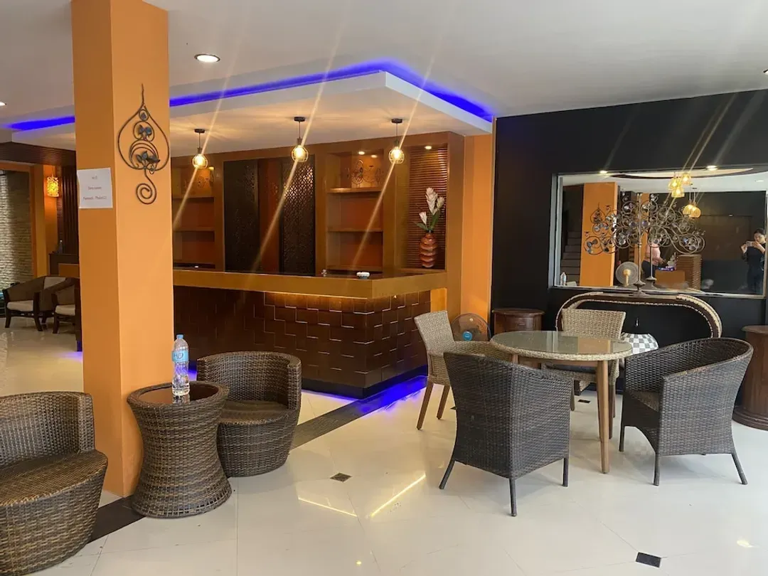 Lobby sitting area