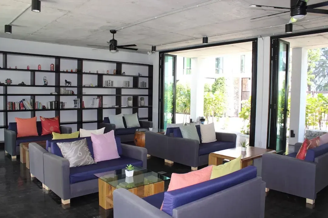 Lobby sitting area