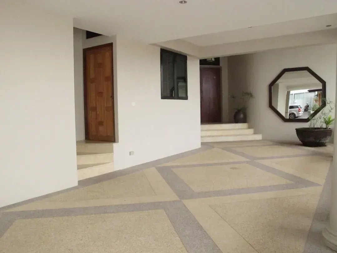 Interior entrance