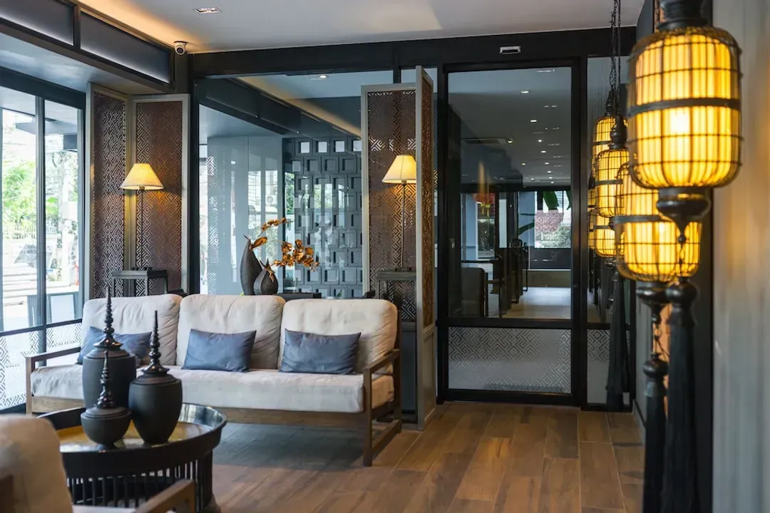 Lobby sitting area