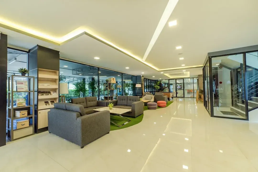 Lobby sitting area