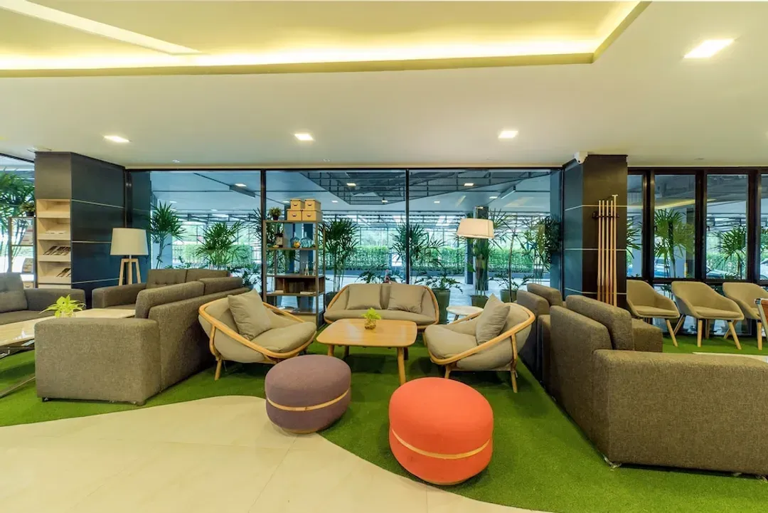 Lobby sitting area