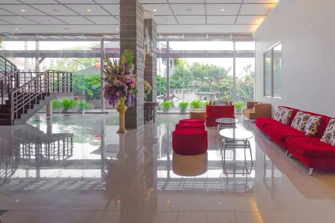 Lobby sitting area