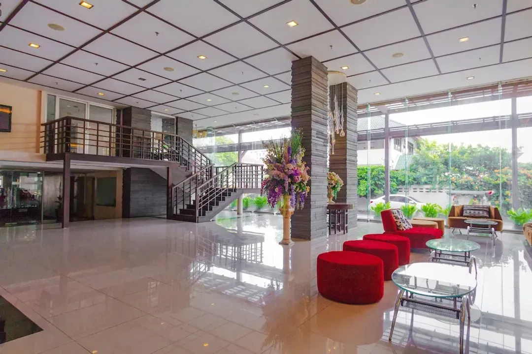 Lobby sitting area