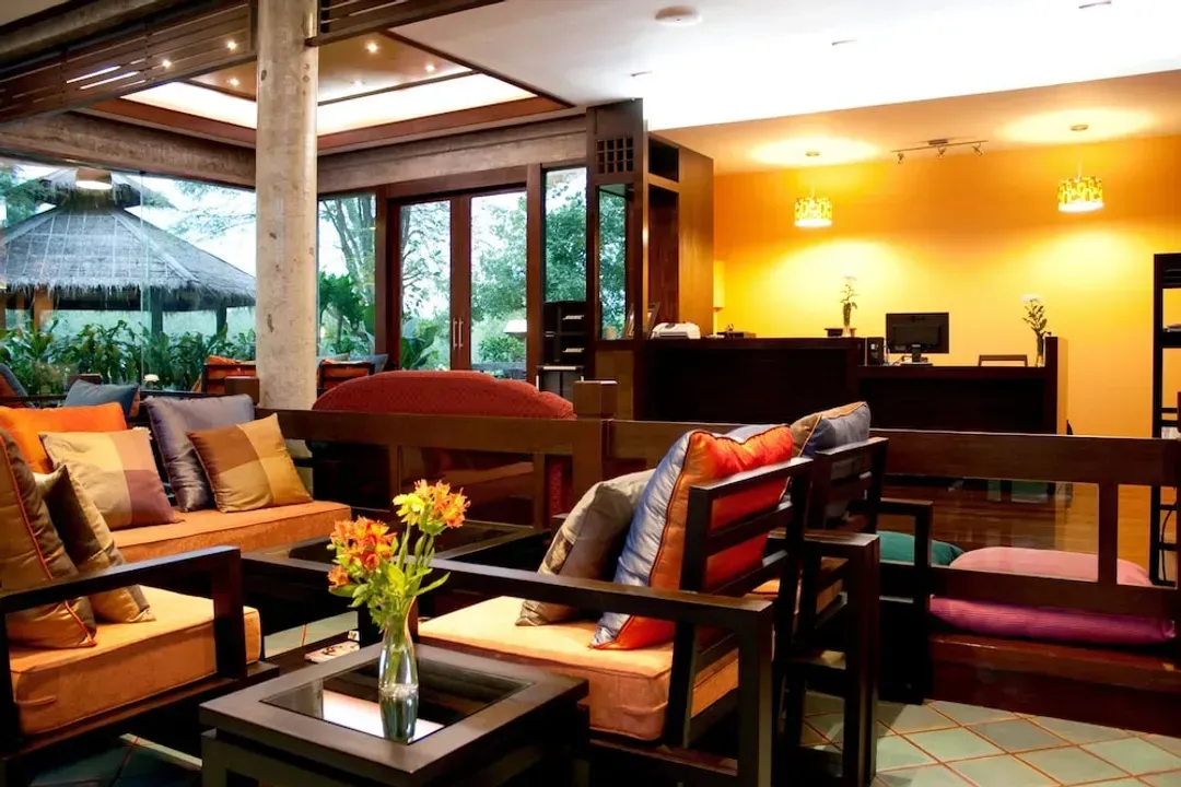 Lobby sitting area