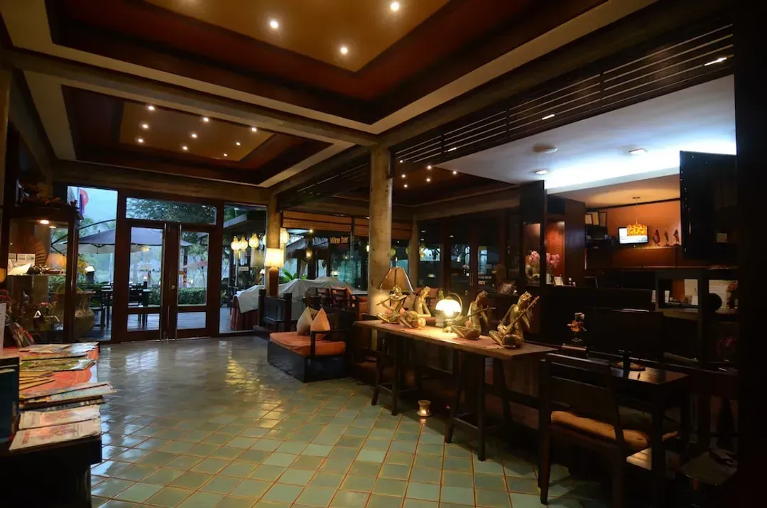 Interior entrance