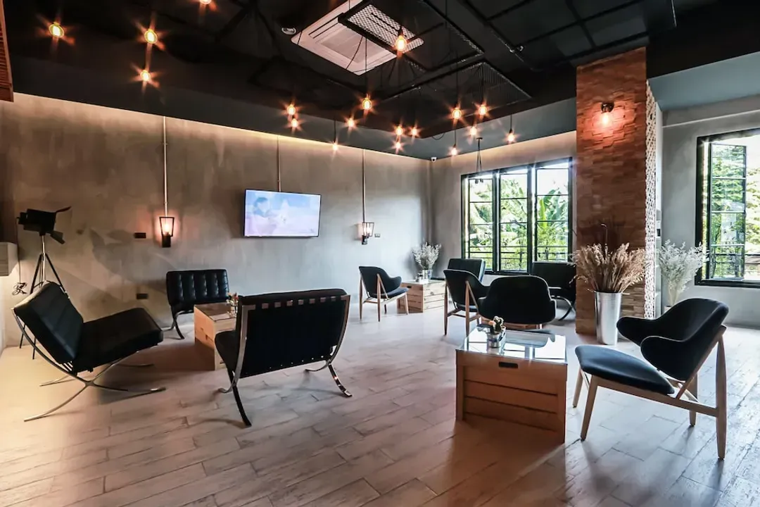 Lobby sitting area