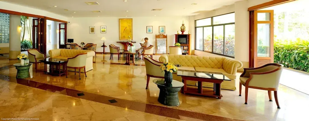 Lobby sitting area