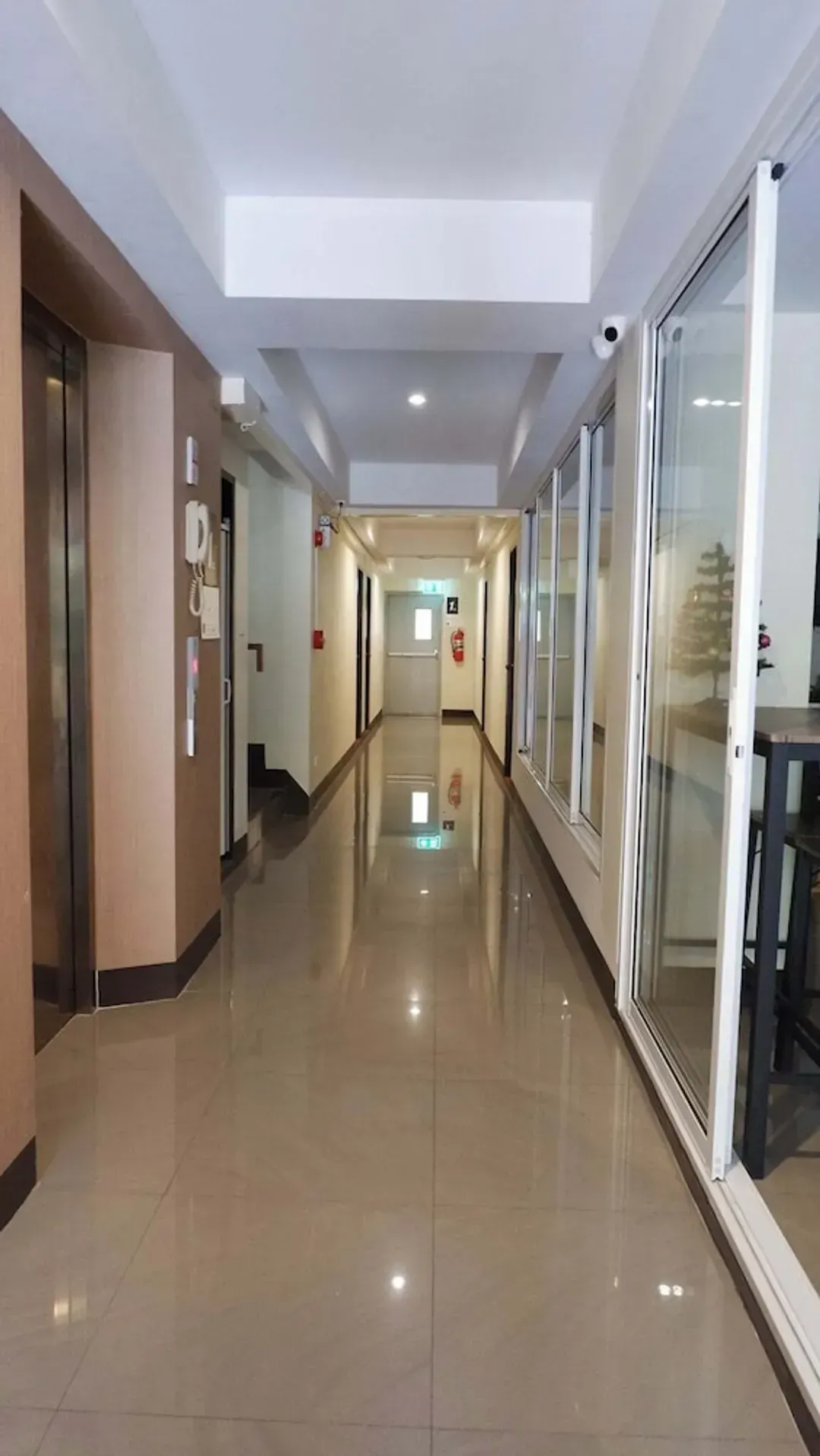 Interior entrance