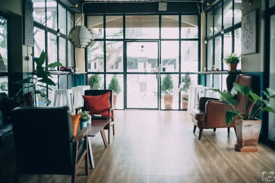 Interior entrance