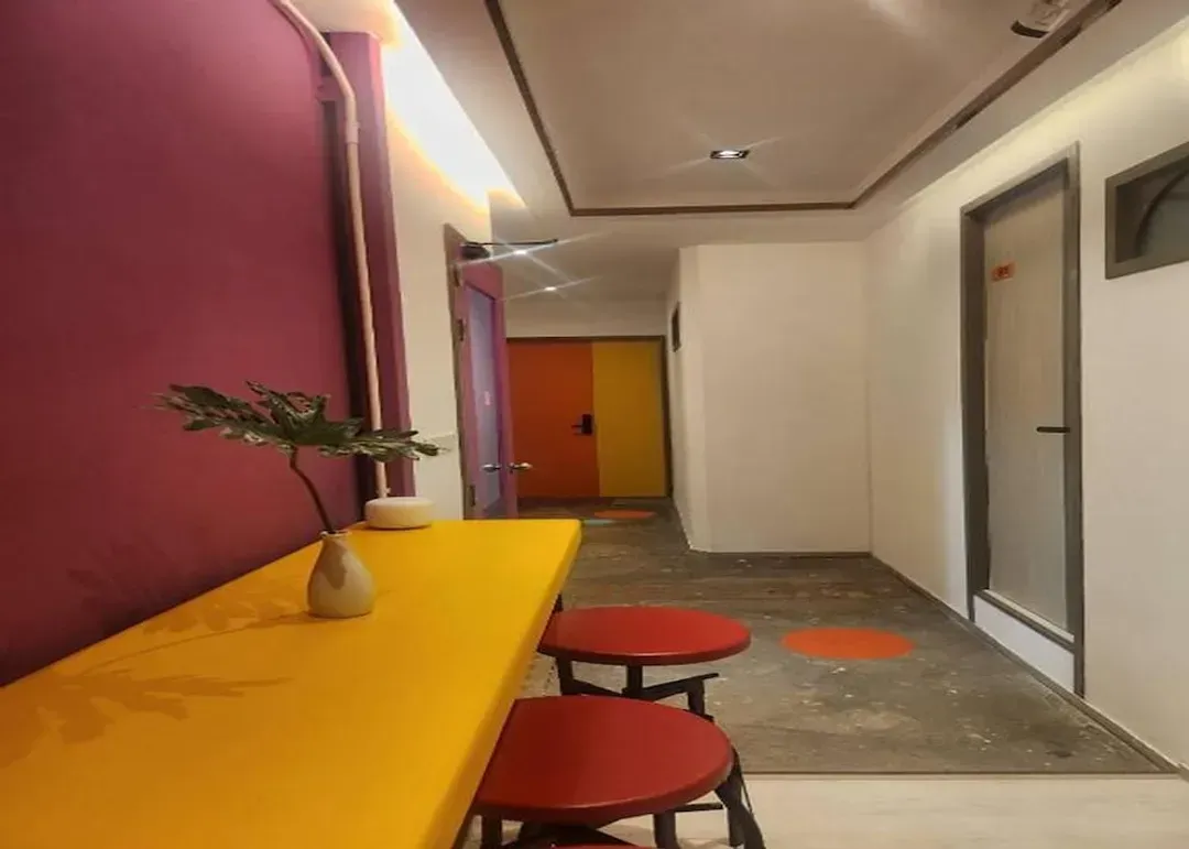 Interior entrance