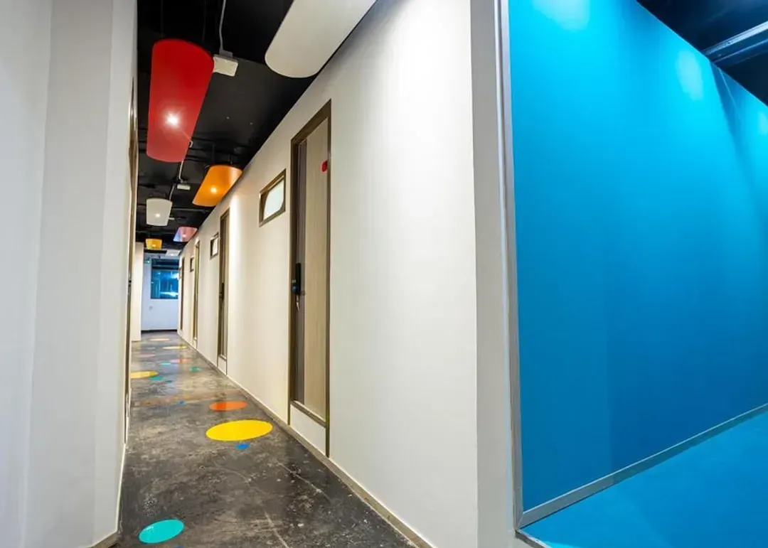 Interior entrance