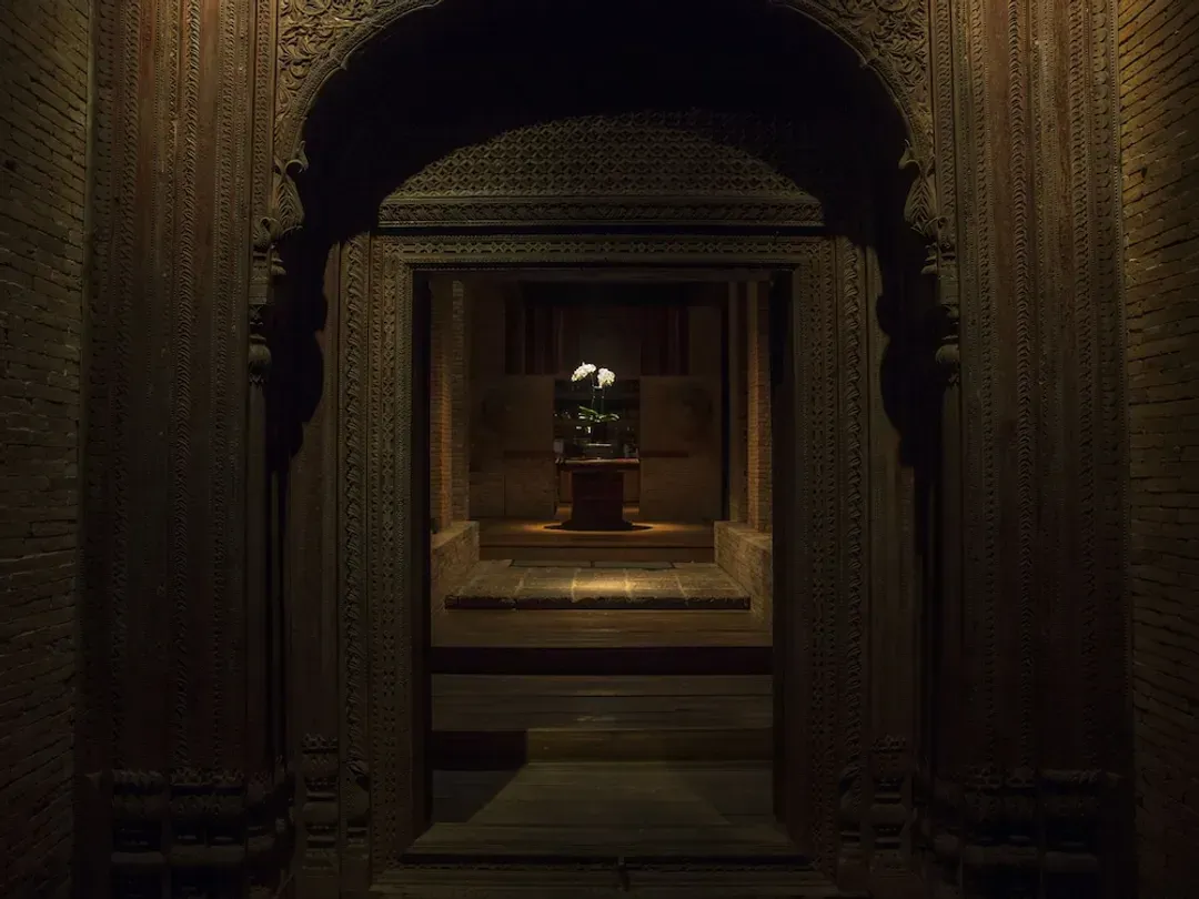 Interior entrance