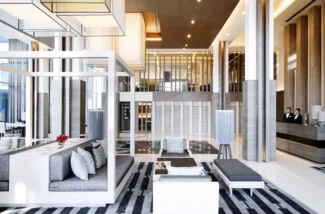 Lobby sitting area