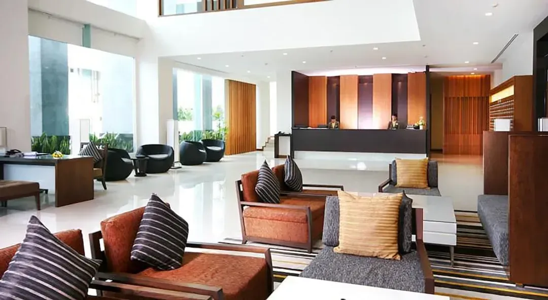 Lobby sitting area